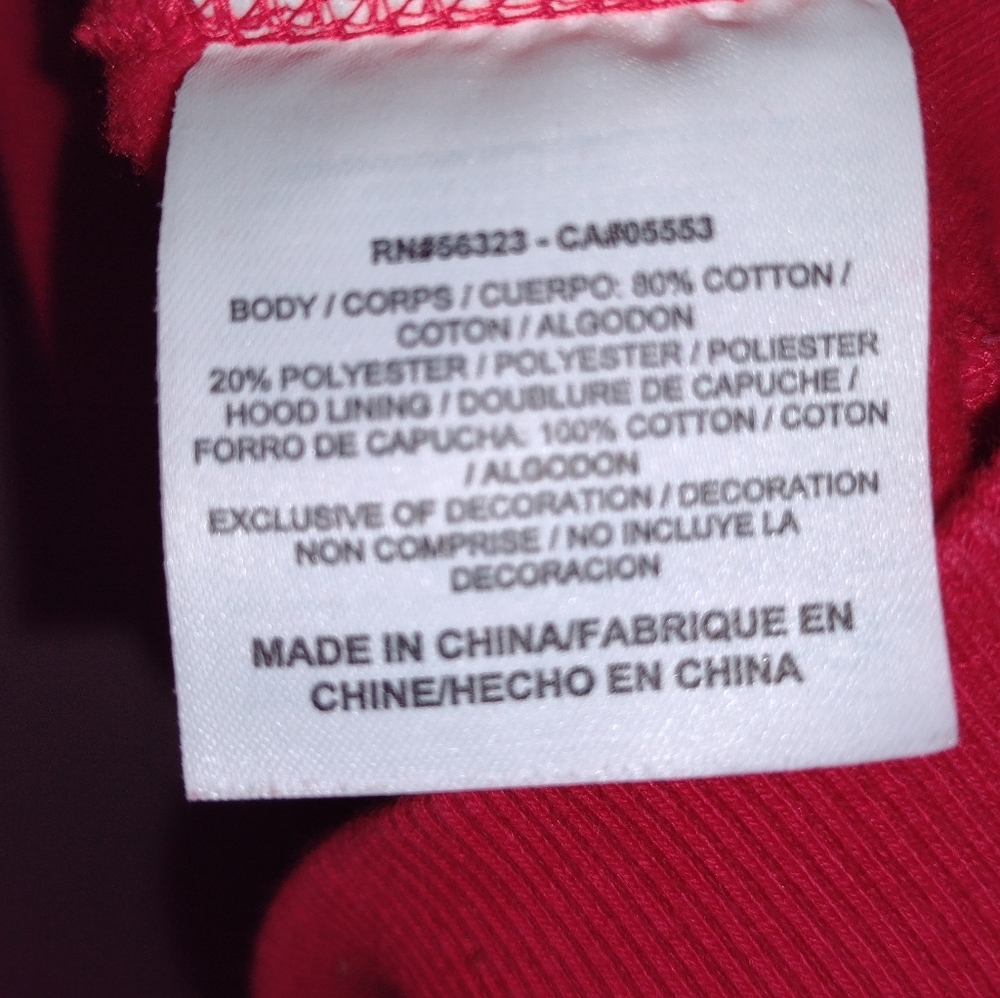 Nike Georgia Bulldogs Hoodie Sweatshirt Men's XL Red Black Varsity Patch Swoosh - Picture 5 of 6